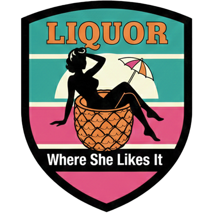 Liquor Where She Likes It Signature patch