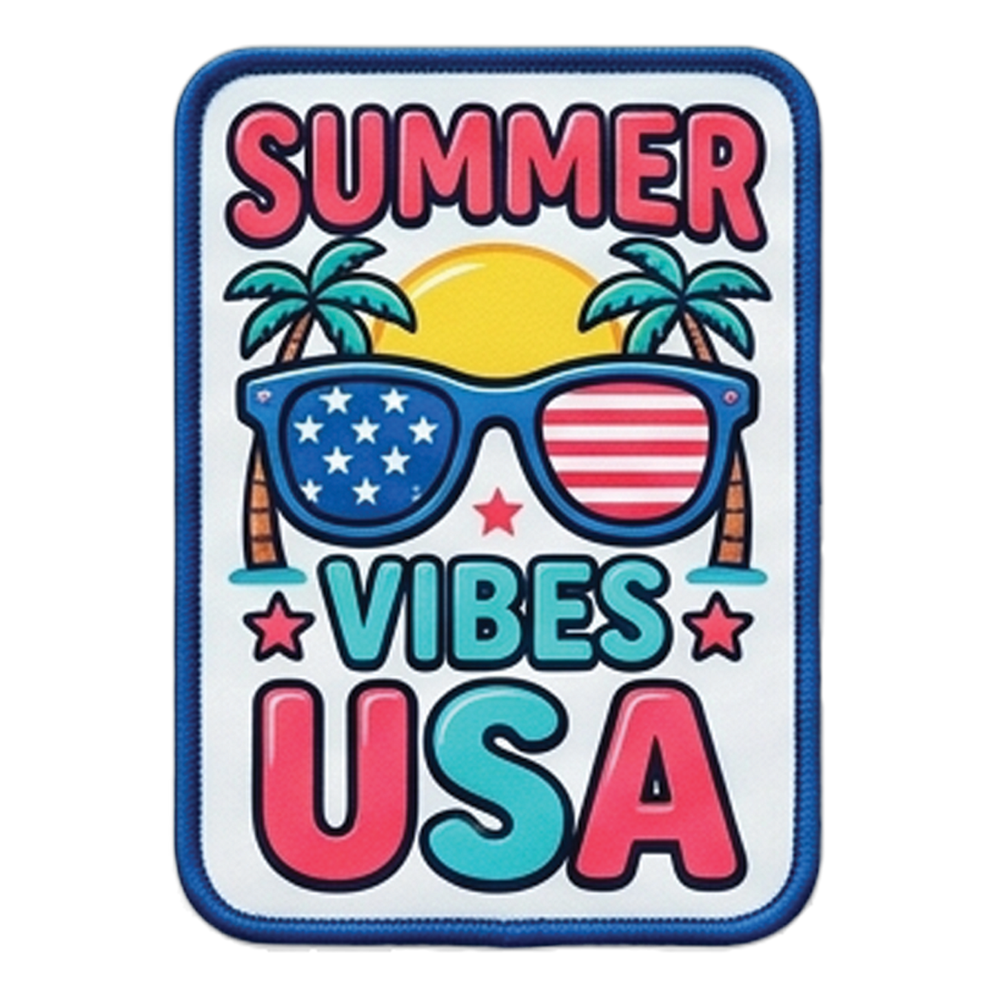 Summer Vibes USA patch