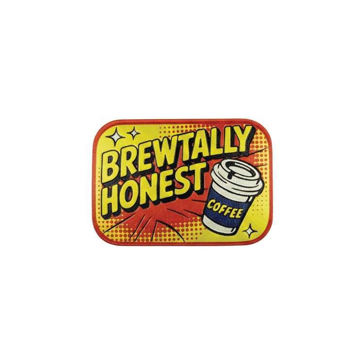 Brewtally Honest badge reel patch, 1.25 in