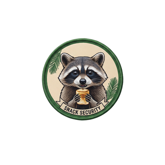 Snack Security | Badge Reel Patch, 1.25 in