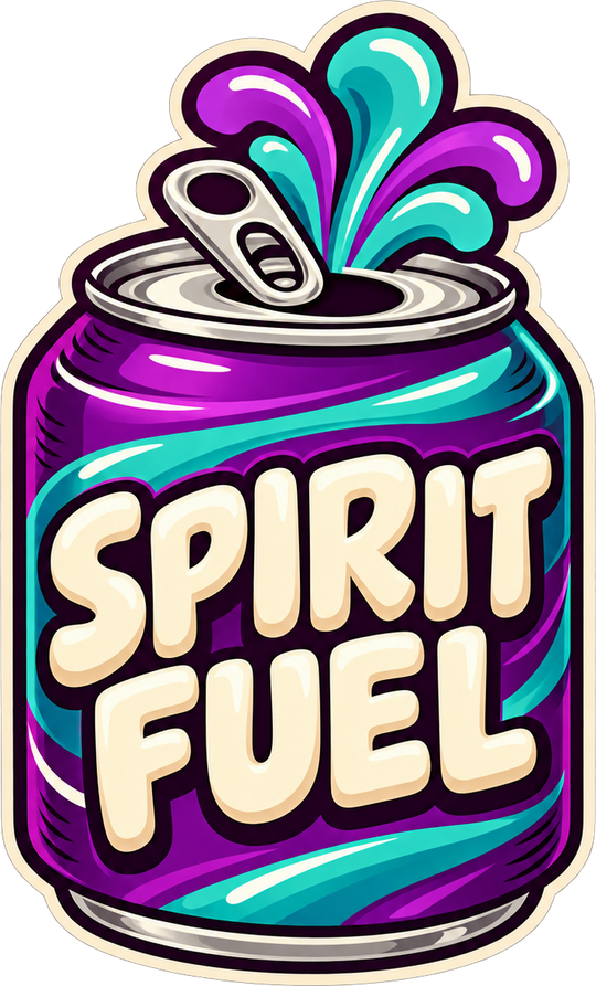 Spirit Fuel | Hook + Loop Hat Patch, 1 in for Trucker Hats