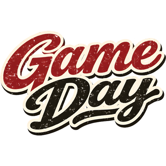 Game Day | Velcro-Compatible Hat Patch, 2.5 in for Trucker Hats