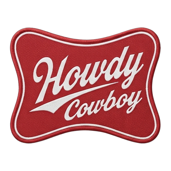 Howdy Cowboy patch