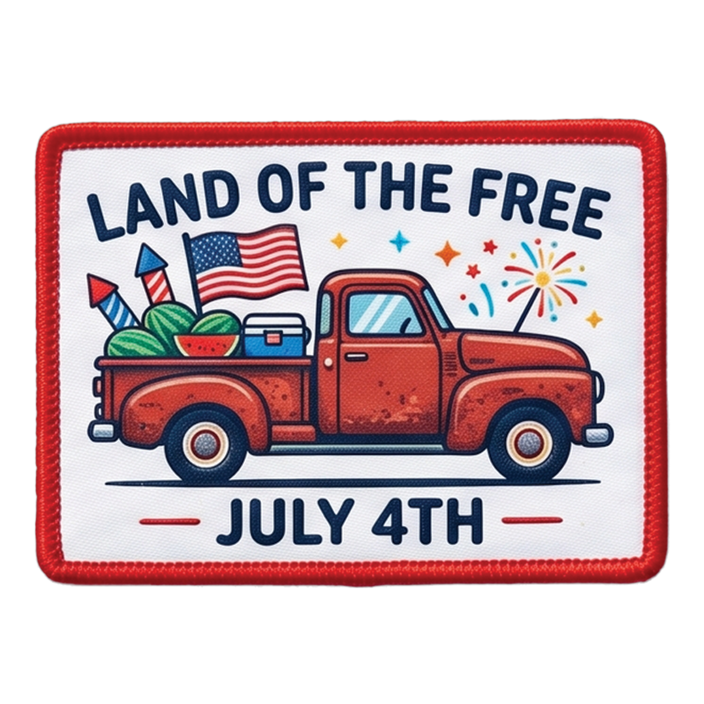 Land of The Free Truck patch