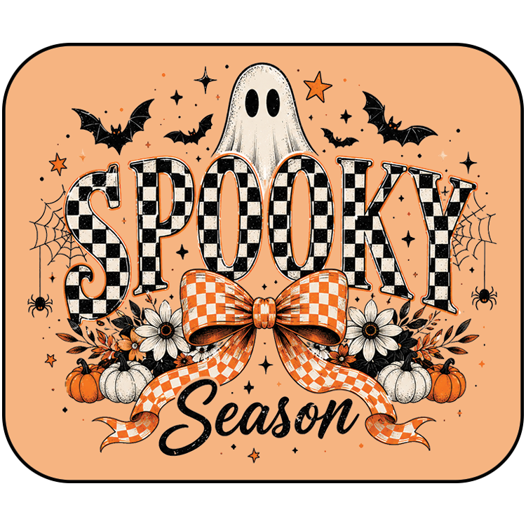 Spooky Season ghost velcro hat patch