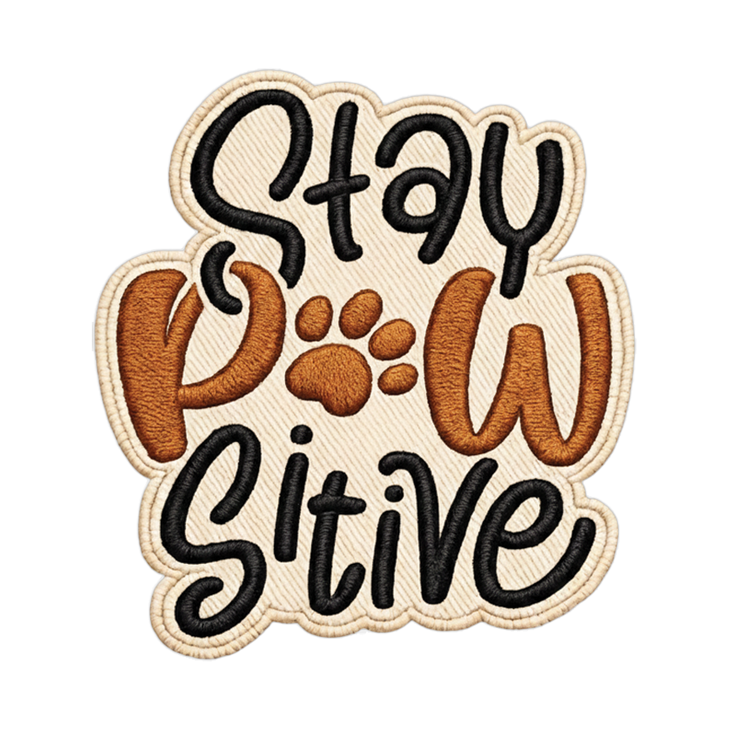 Stay Pawsitive patch