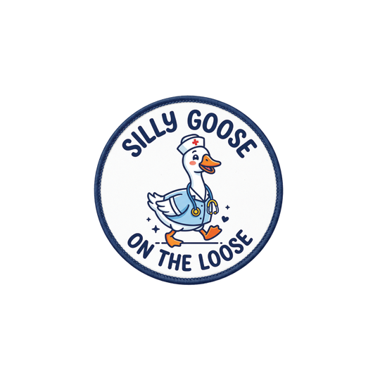 Silly Goose On The Loose | Badge Reel Patch, 1.25 in