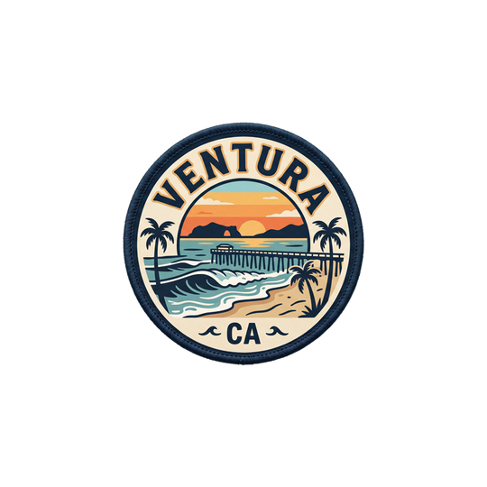 Ventura Nurse | Badge Reel Patch, 1.25 in